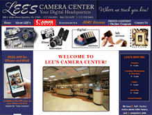 Tablet Screenshot of leescameracenter.com